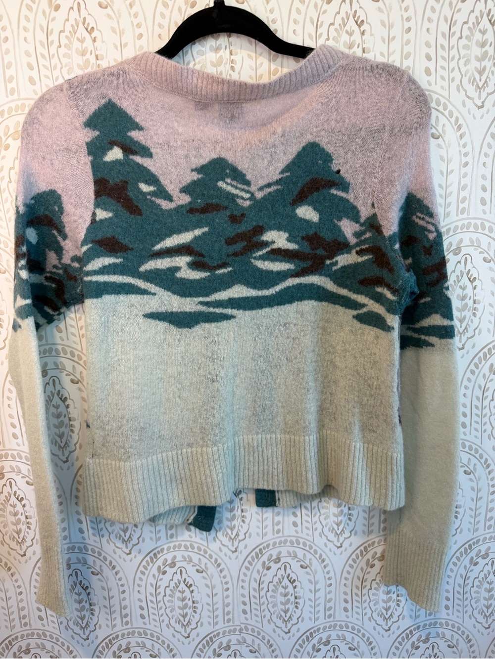Anthropologie “Time to Gather” RARE ~ SEEN ON GLEE Cardigan Wool/Angora Blend - Picture 9 of 13